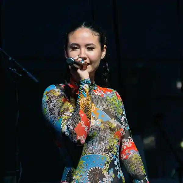 Japanese girl singing
